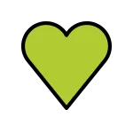 Green Heart SVG Icon